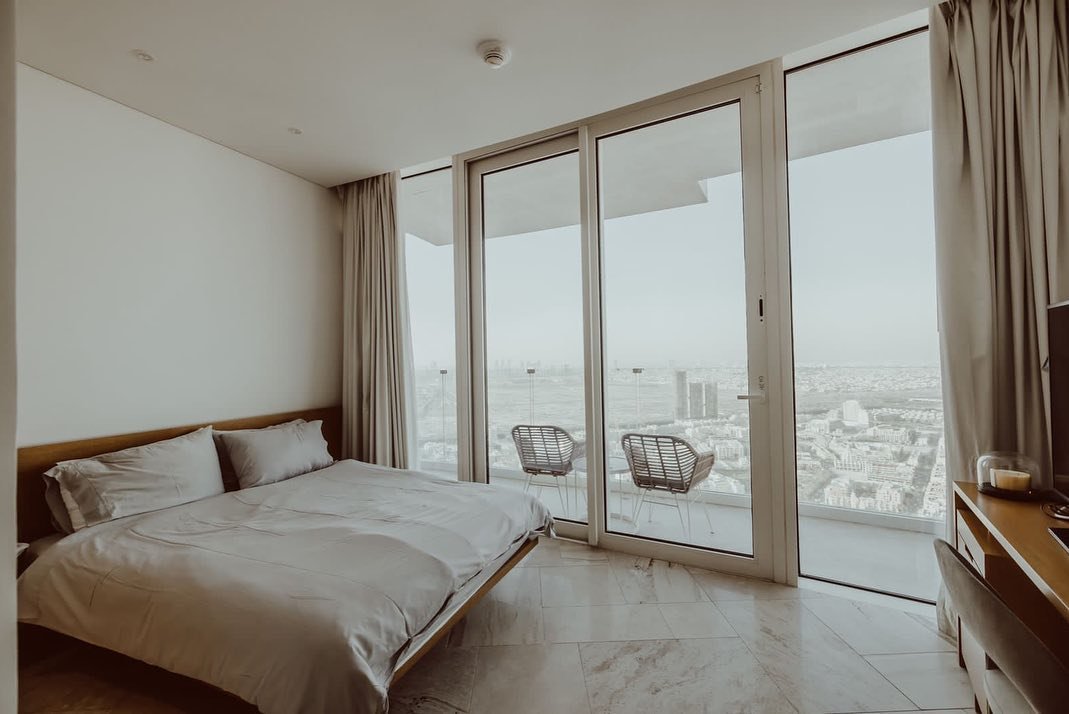 Dubai bedroom view